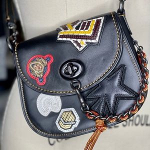 COACH 1941 Varsity Patch Saddle 17 Crossbody Bag